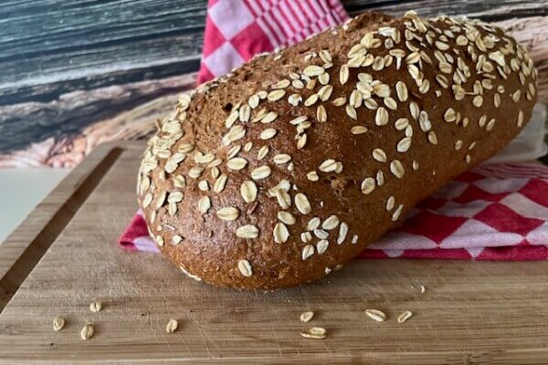  Tarwe-haverbrood (slow-baking met desem & gist)  (ACTIE)